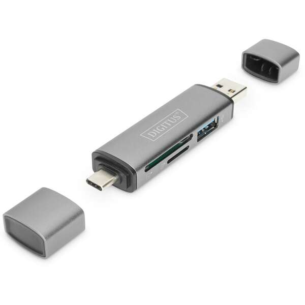 DIGITUS USB-C/A citac kartica i USB-A