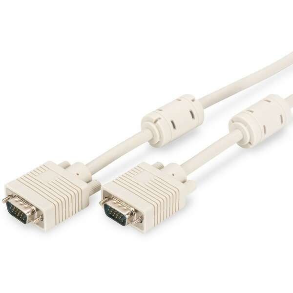 DIGITUS Kabl VGA na VGA HD 10M, sivi
