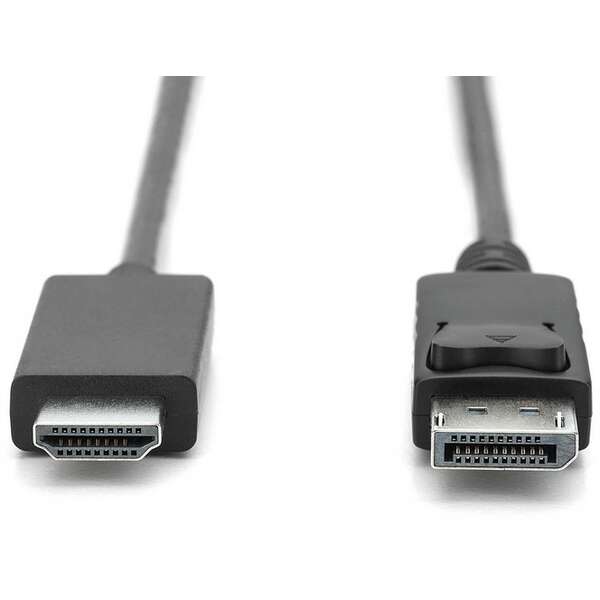 DIGITUS Kabl Display port 1.2 na HDMI2.0 4K 2m crni
