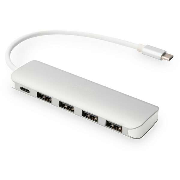 DIGITUS USB-C hub 4 USB 3.0 porta + PD