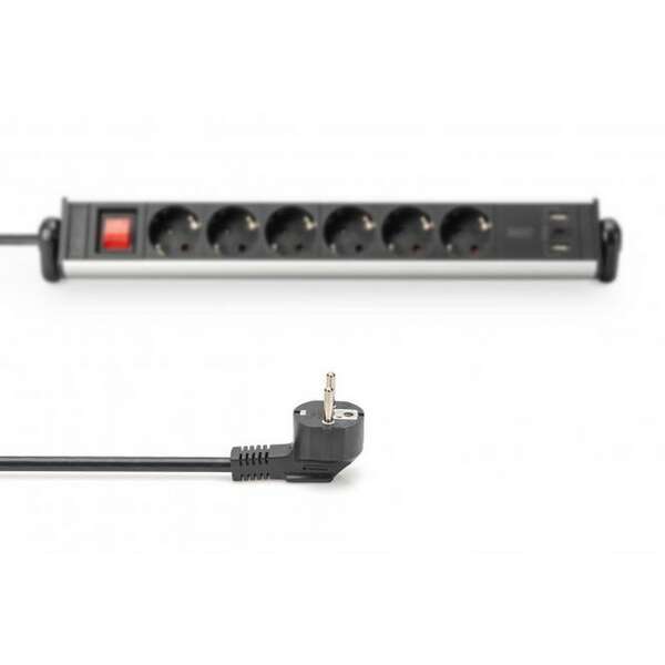 DIGITUS Produzni kabl sa 6 uticnice +3 USB