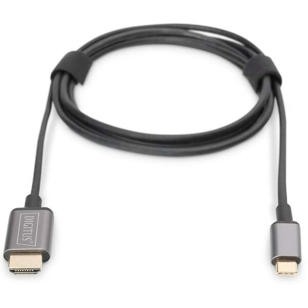 DIGITUS Kabl USB Tip C na HDMI 4K 1.8m crni