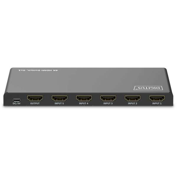 DIGITUS HDMI switch 5x1 4K 60Hz
