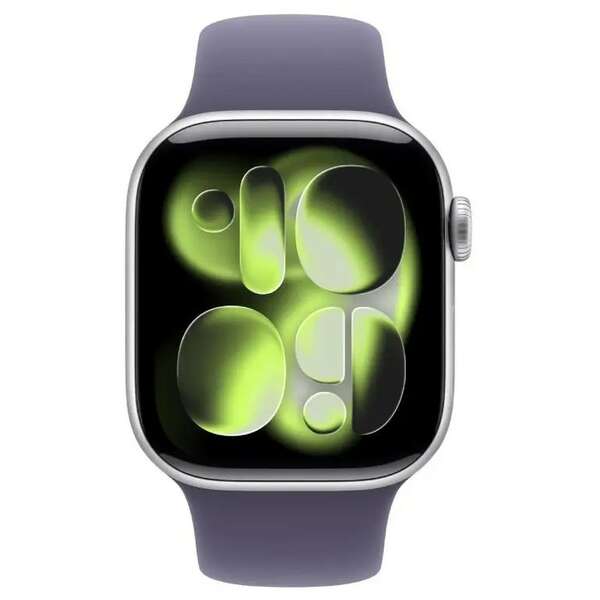 APPLE Watch S11 GPS 42mm Silver Aluminium Case with Purple Fog Sport Band - S/M meu64rk/a 