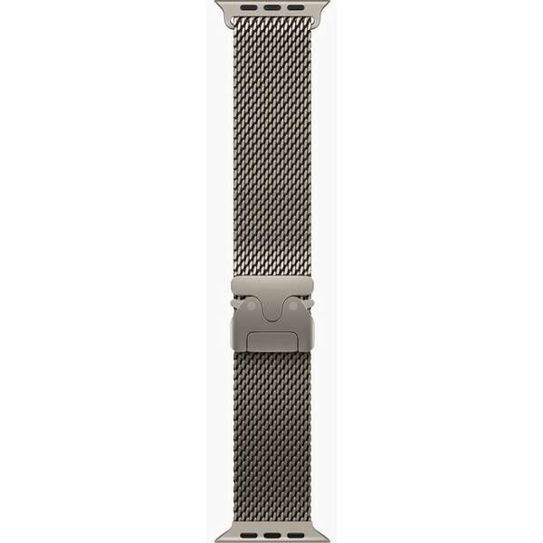 APPLE Watch Ultra 3 Cellular 49mm Natural Titanium Case with Natural Titanium Milanese Loop - Medium mewy4se/a