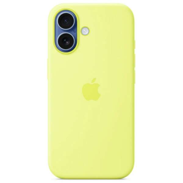 APPLE iPhone 17 Silicone Case with MagSafe - Neon Yellow mgev4zm/a