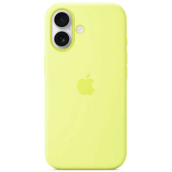 APPLE iPhone 17 Silicone Case with MagSafe - Neon Yellow mgev4zm/a