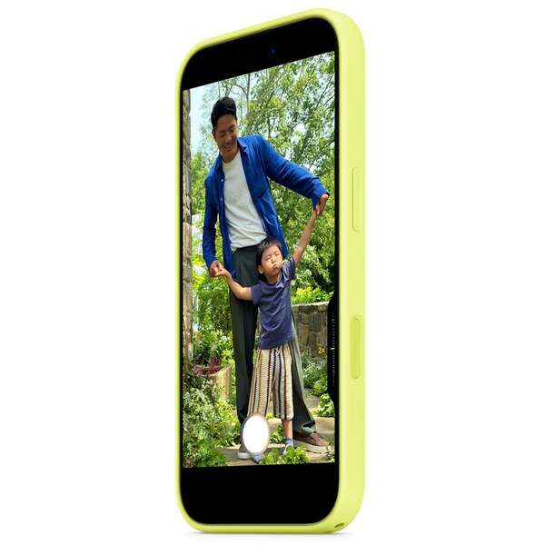 APPLE iPhone 17 Silicone Case with MagSafe - Neon Yellow mgev4zm/a