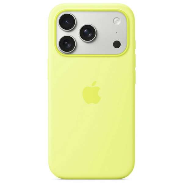 APPLE iPhone 17 Pro Silicone Case with MagSafe – Neon Yellow mgff4zm/a