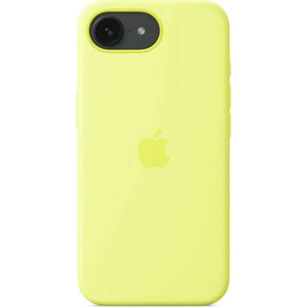 APPLE iPhone 16e Silicone Case – Neon Yellow mgyw4zm/a
