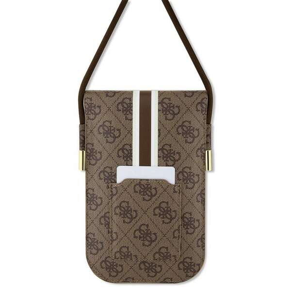 GUESS Leather Phone bag Brown