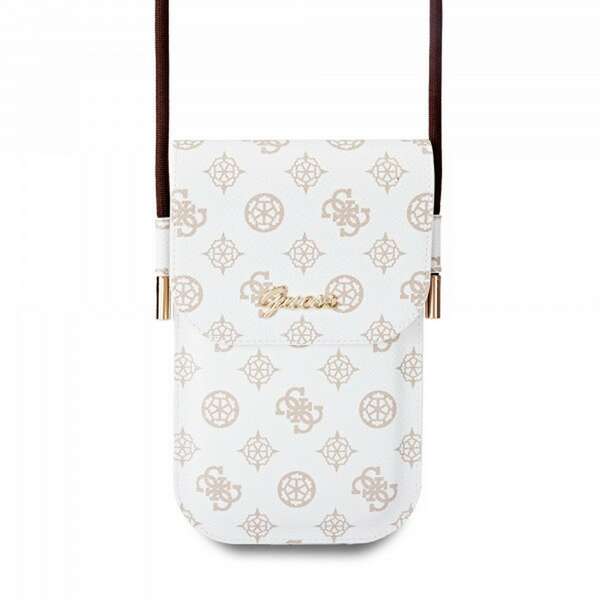 GUESS Leather Phone bag White