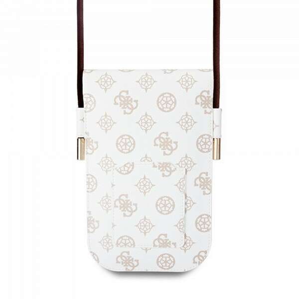 GUESS Leather Phone bag White