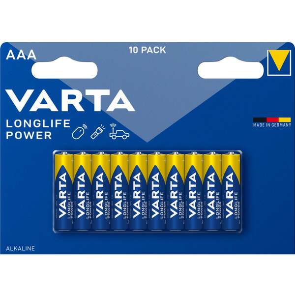 VARTA Longlife Power alkalna baterija LR03 10/1