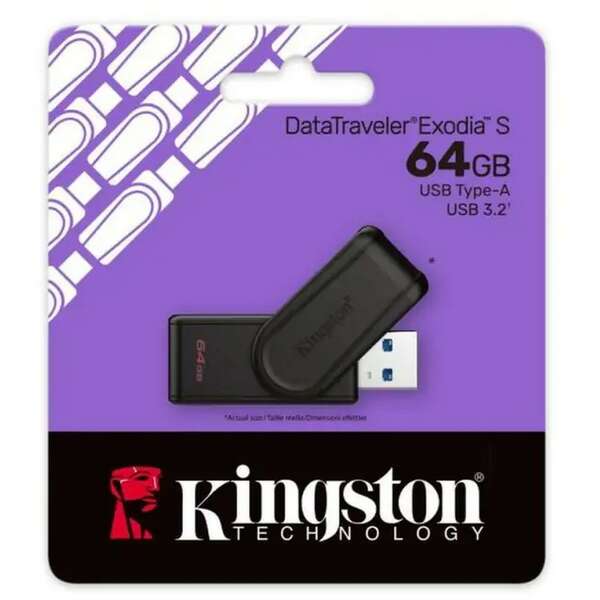 KINGSTON Flash pen 64GB DataTraveler Exodia S 3.2