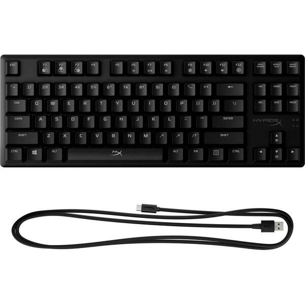 HYPERX Alloy Origins Core HX Aqua, Gaming tastatura, crna, HX-KB7AQX-US (4P5P1AA)