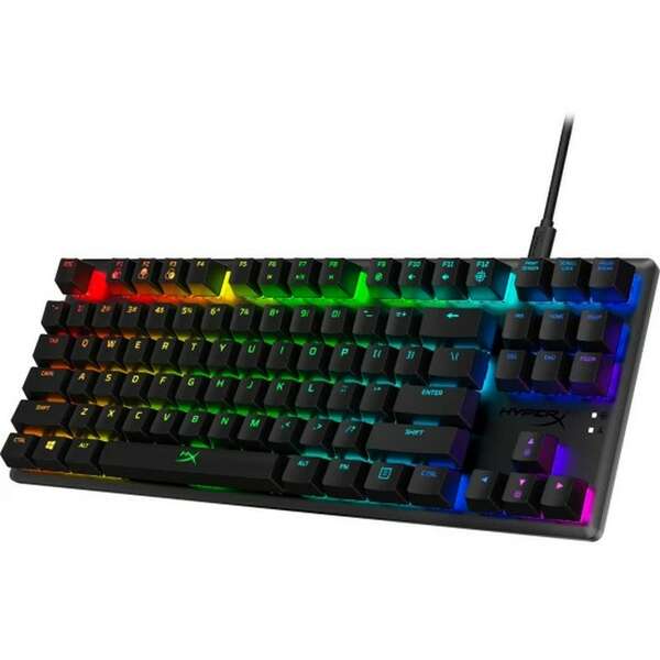 HYPERX Alloy Origins Core HX Aqua, Gaming tastatura, crna, HX-KB7AQX-US (4P5P1AA)
