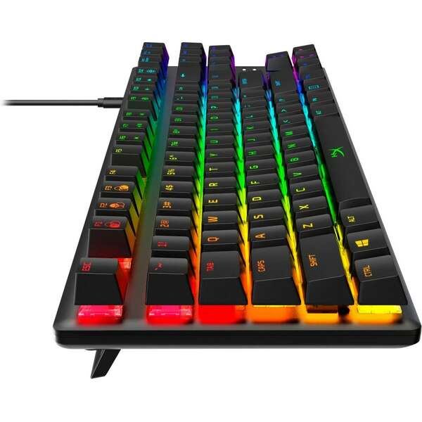 HYPERX Alloy Origins Core HX Aqua, Gaming tastatura, crna, HX-KB7AQX-US (4P5P1AA)