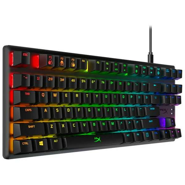 HYPERX Alloy Origins Core HX Blue, Gaming tastatura, crna, HX-KB7BLX-US (4P5P2AA)