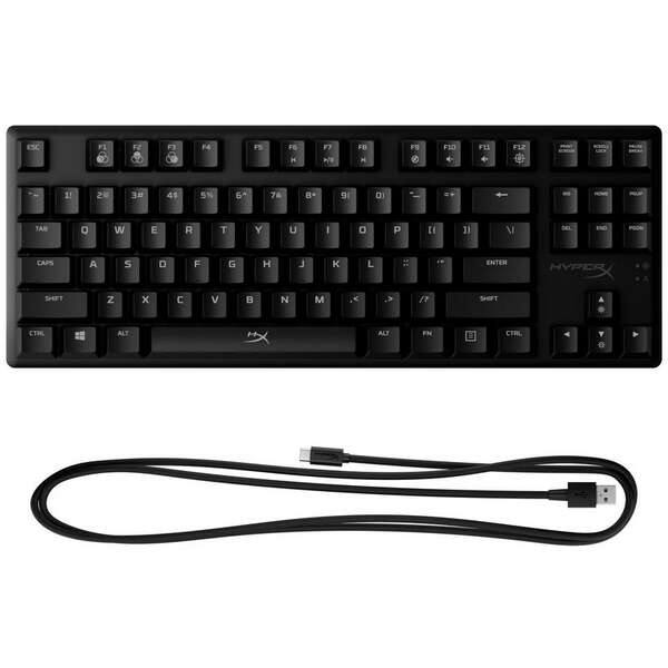 HYPERX Alloy Origins Core HX Blue, Gaming tastatura, crna, HX-KB7BLX-US (4P5P2AA)