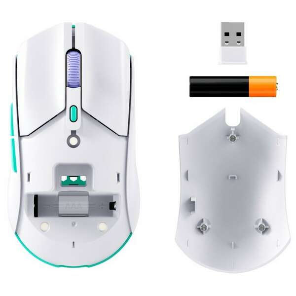 HYPERX Pulsefire Haste 2 Core, Gaming mis, white, wireless (8R2E7AA)