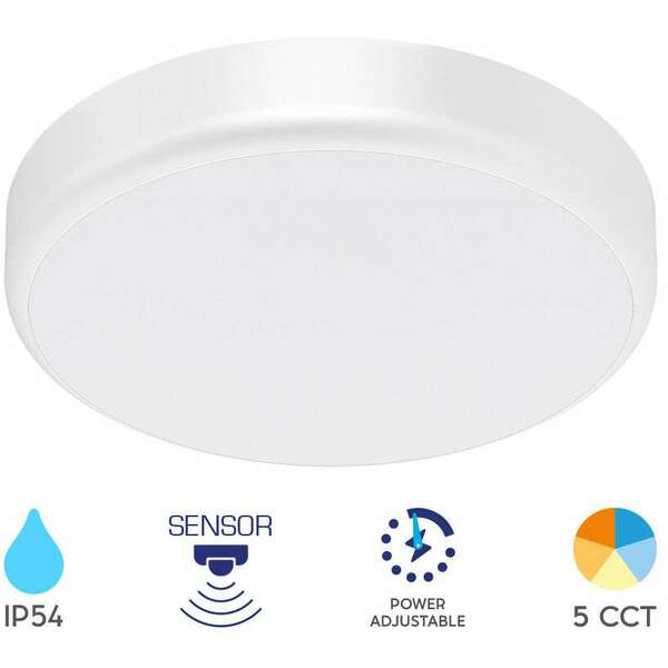 BRAYTRON BRY-GRANDE-RND-20W-5IN1-SNS-IP54-CEILING LIGHT