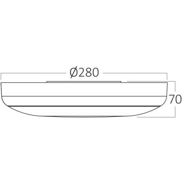 BRAYTRON BRY-GRANDE-RND-20W-5IN1-SNS-IP54-CEILING LIGHT
