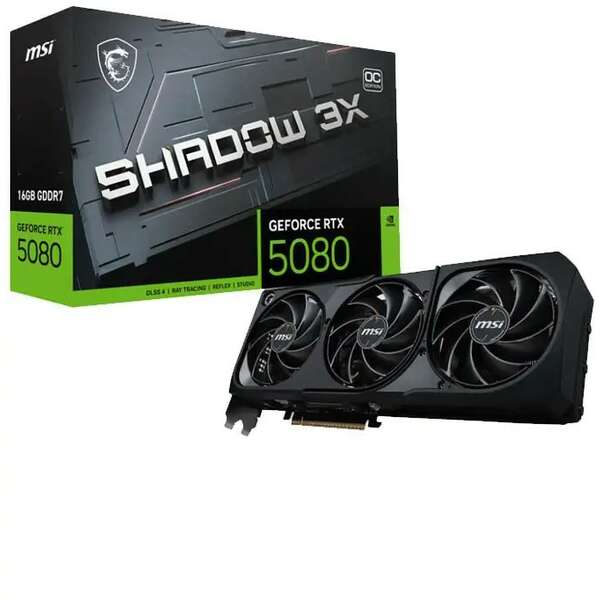 MSI GeForce RTX 5080 16G SHADOW 3X OC