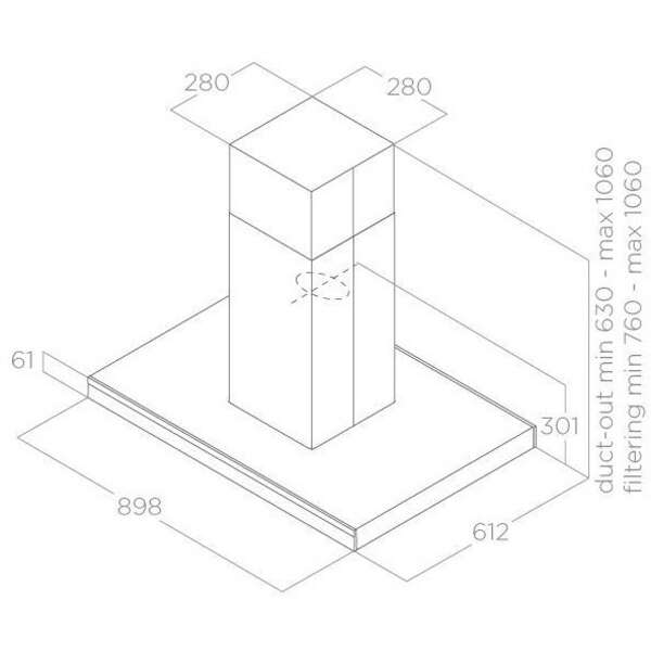 ELICA ADELE IS BLIX A 90x60