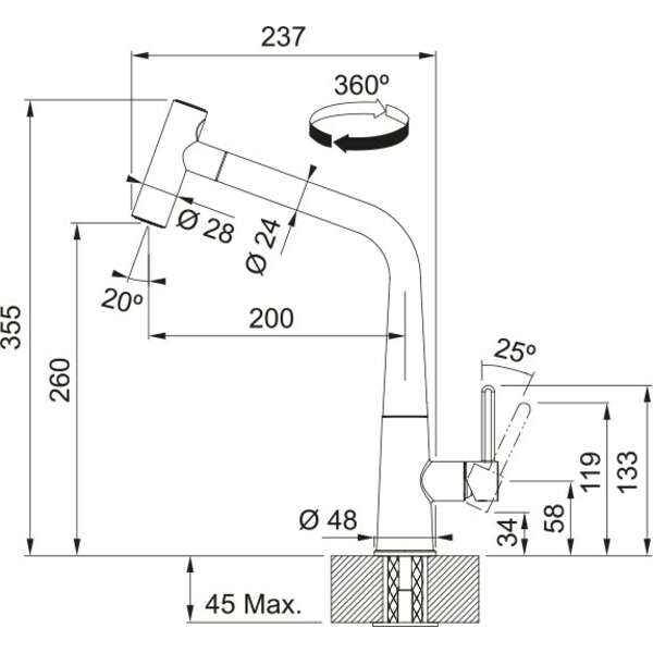 FRANKE-IT ICON-D HROM 115.0625.188