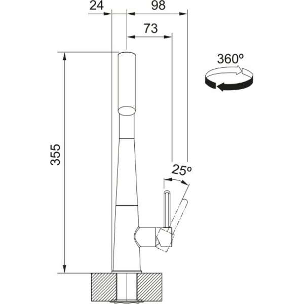 FRANKE-IT ICON-D HROM 115.0625.188