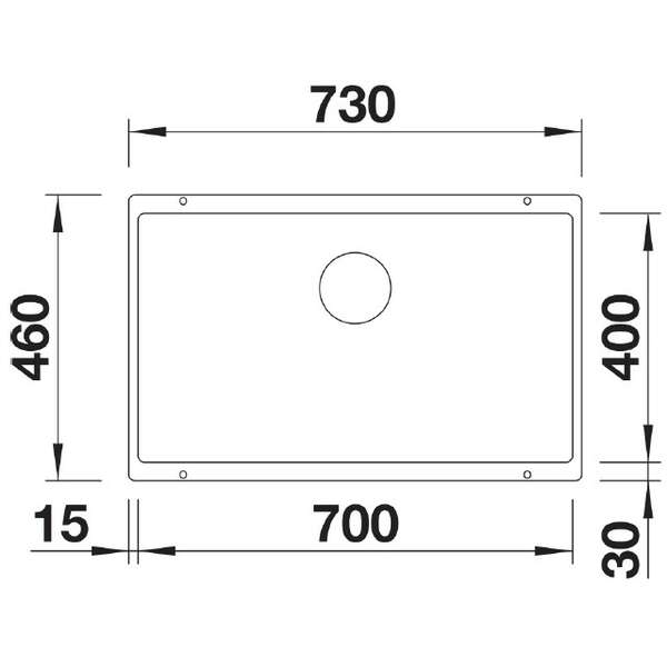 BLANCO SUBLINE 700-U VULKAN SIVA 527356