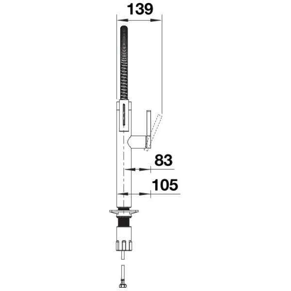 BLANCO CULINA-S II SATEN DARK STEEL 527465