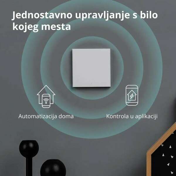 AQARA Smart Wall Switch H1 (with neutral, single rocker) WS-EUK03