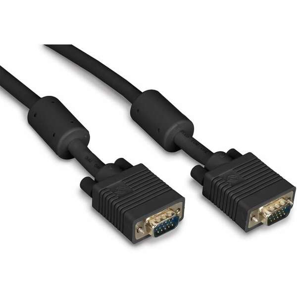 E-GREEN Kabl VGA D-sub M/M 3m HQ sa feritima crni