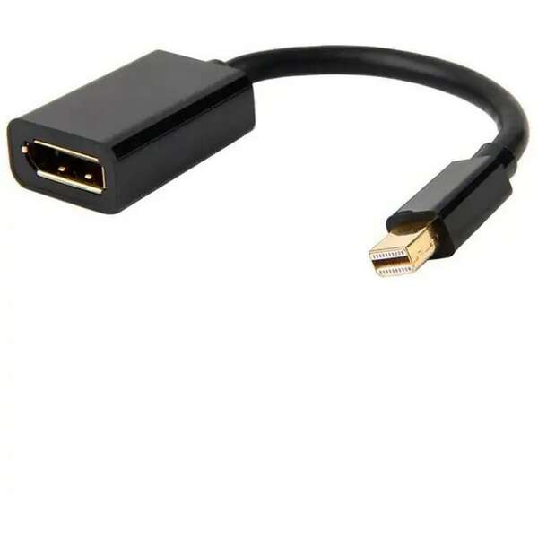 E-GREEN Adapter Mini Display port (M) - Display Port (F) crni