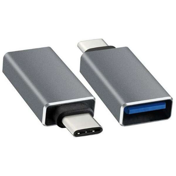 E-GREEN Adapter USB 3.1 tip C (M) - USB 3.0 (F) crni