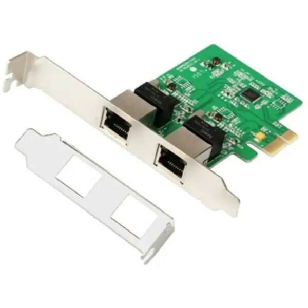 E-GREEN PCI-Express kontroler 2-port Gigabit Ethernet 