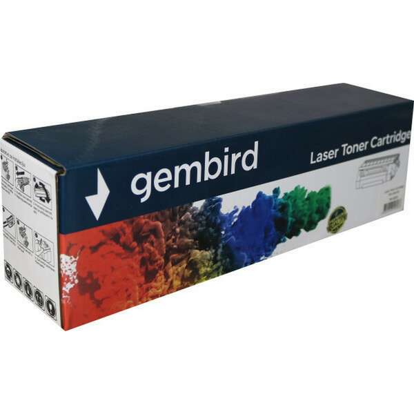 Toner Gembird 207A(W2211A) M255/M283 zam. kaseta za HP Cyan 1.25k (bez cipa)