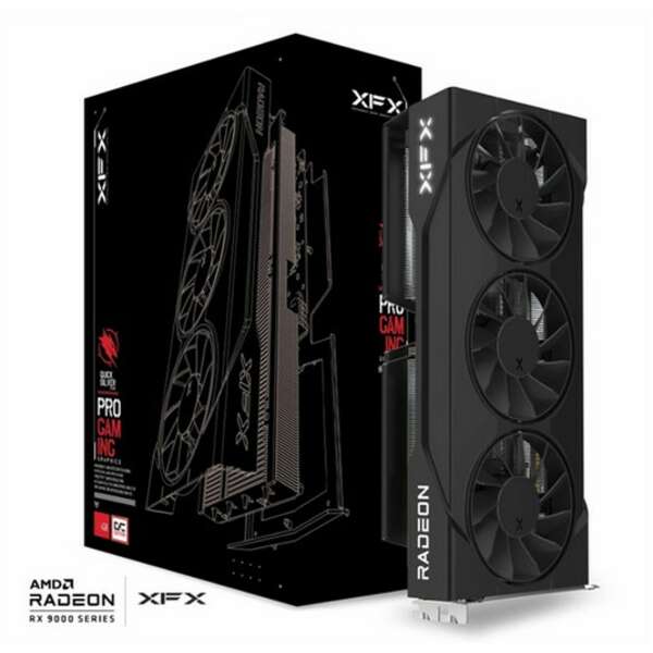 XFX AMD Radeon RX 9060 XT Swift OC Gaming Edition 16GB GDDR6 128bit 