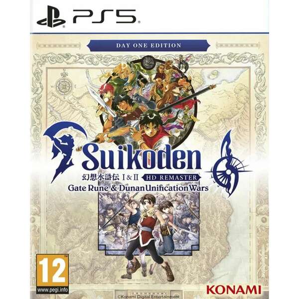 SONY PS5 Suikoden I&II HD Remaster: Gate Rune & Dunan Unification Wars Day 1 Edition