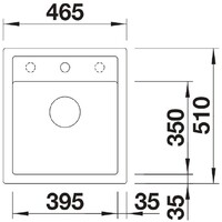 BLANCO DALAGO 45 SILGRANIT CRNA 525869