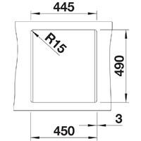 BLANCO DALAGO 45 SILGRANIT CRNA 525869
