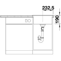 BLANCO DALAGO 45 SILGRANIT CRNA 525869