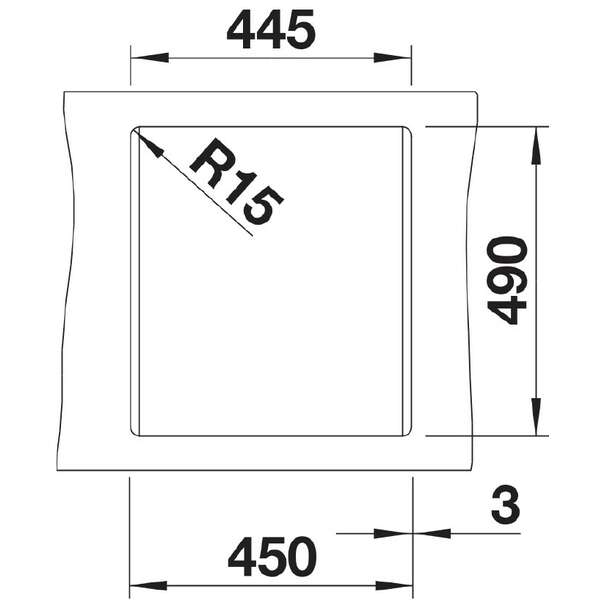 BLANCO DALAGO 45 SILGRANIT CRNA 525869