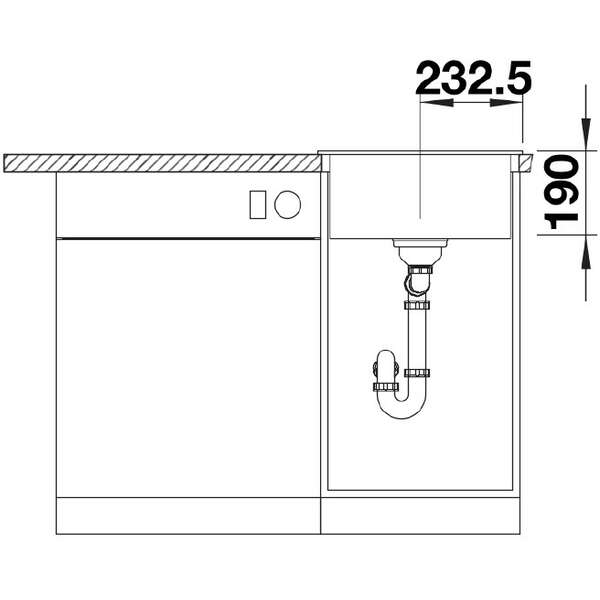 BLANCO DALAGO 45 SILGRANIT CRNA 525869