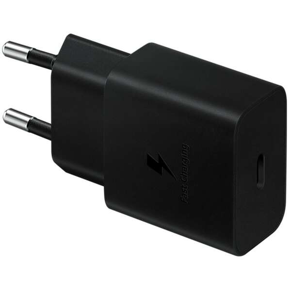 SAMSUNG Power Adapter 15W Type-C + Cable Black EP-T1510-XBE