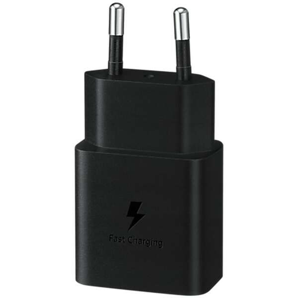SAMSUNG Power Adapter 15W Type-C + Cable Black EP-T1510-XBE