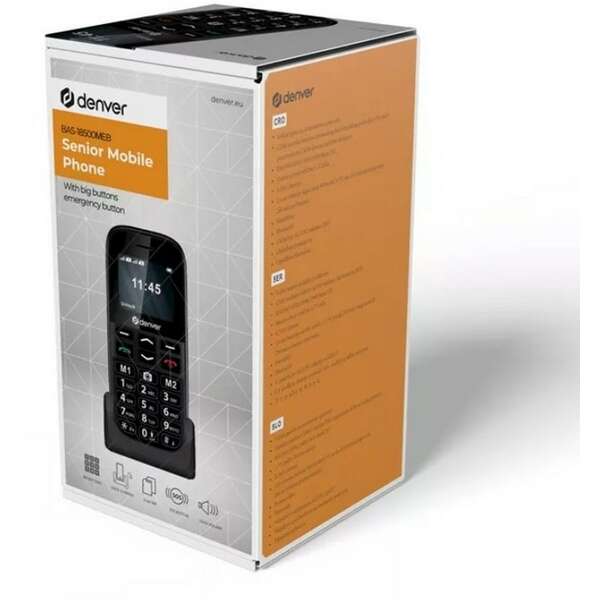 DENVER BAS-18500MEB Black