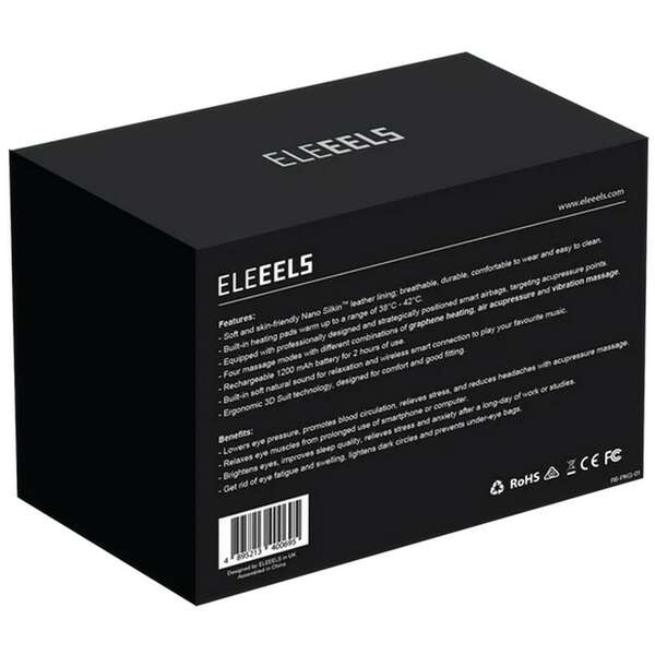 ELEEELS R6 Black Masazer za oci